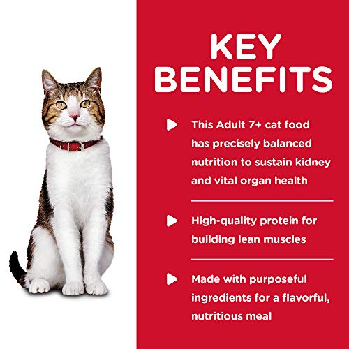 Hills Science Diet Wet Cat Food, Adult 7+, 5.5 oz, 24-pack