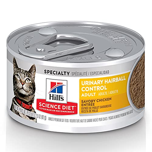 Hills Science Diet Wet Cat Food, Adult, Urinary & Hairball Contr...