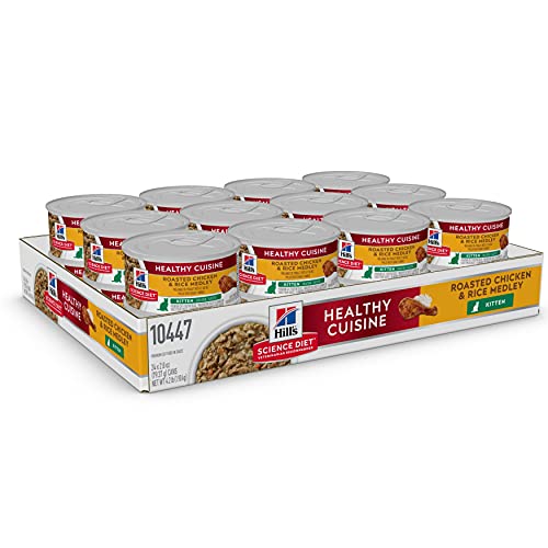 Hills Science Diet Wet Cat Food, Kitten, Healthy Cuisine, Roaste...