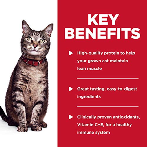 Hills Science Diet Wet Cat Food Pouches, Adult, 2.8 oz Pouch, 24...
