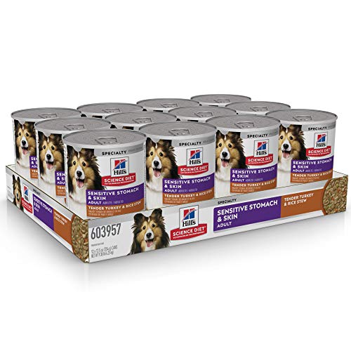 Hills Science Diet Wet Dog Food, Adult, Sensitive Stomach & Skin...