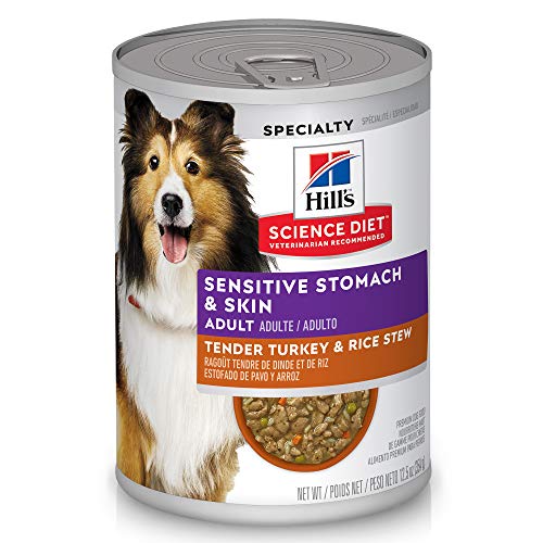 Hills Science Diet Wet Dog Food, Adult, Sensitive Stomach & Skin...