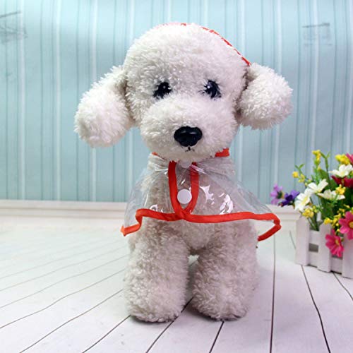 Hiloo Waterproof Transparent Raincoats XS XL Dog Raincoat Spring ...