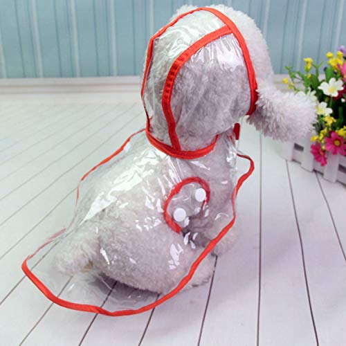 Hiloo Waterproof Transparent Raincoats XS XL Dog Raincoat Spring ...