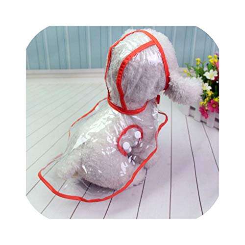 Hiloo Waterproof Transparent Raincoats XS XL Dog Raincoat Spring ...