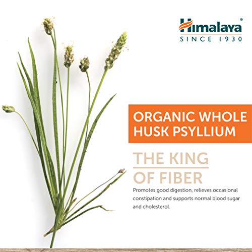 Himalaya Organic Psyllium Husk for Daily Fiber, Weight Management...