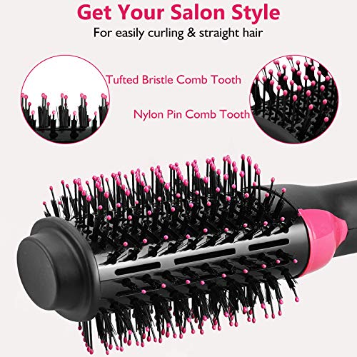 Hair Dryer Brush, HIPPIH Hot Air Brush Styler and Dryer, Blow Dry...