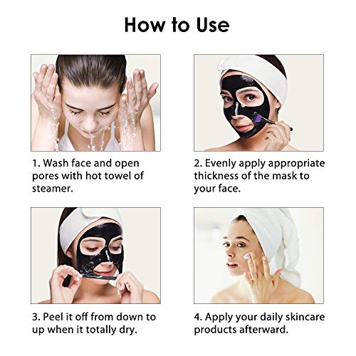 Blackhead Remover Mask Peel Off Facial Mask, Activated Charcoal F...