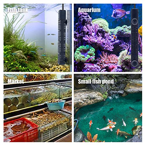HiTauing Submersible Aquarium Heater, 300W/500W Fish Tank Heater ...