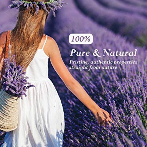 Homasy Lavender Essential Oil, 50ml 100% Pure Essential Oils, Und...