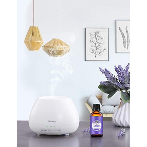 Homasy Lavender Essential Oil, 50ml 100% Pure Essential Oils, Und...