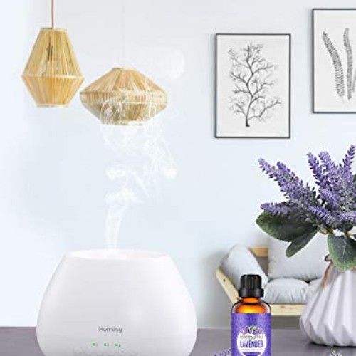 Homasy Lavender Essential Oil, 50ml 100% Pure Essential Oils, Und...