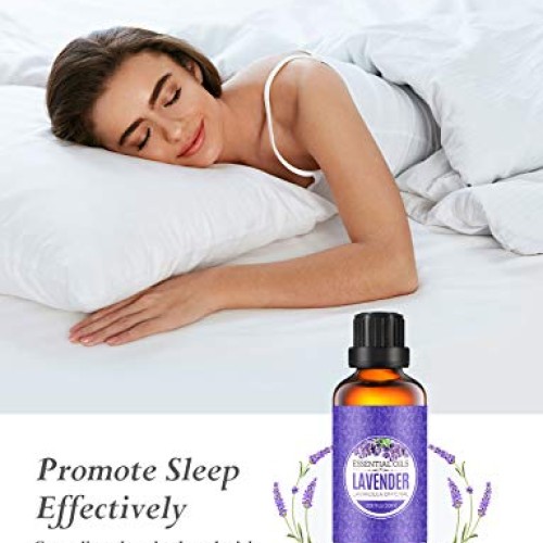 Homasy Lavender Essential Oil, 50ml 100% Pure Essential Oils, Und...