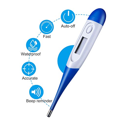 HOMCA Digital Medical Thermometer for Adult - Accurate Fast Read ...