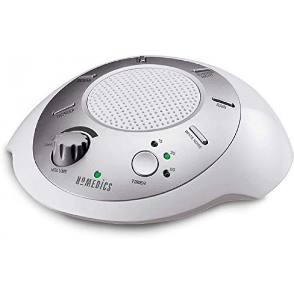 HoMedics White Noise Sound Machine | Portable Sleep Therapy for H...