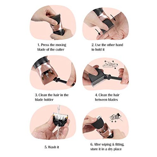 Hommie Pet Grooming Clipper, 2 in 1 Dog Grooming Clippers Wireles...