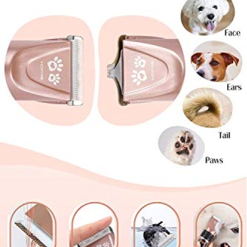 Hommie Pet Grooming Clipper, 2 in 1 Dog Grooming Clippers Wireles...