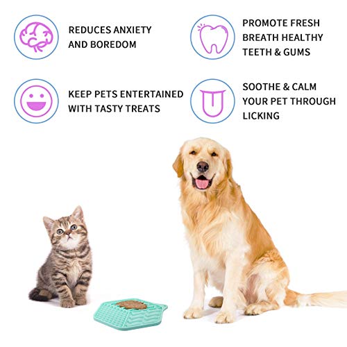 Dog Lick Mat,Calming Mat for Dog Anxiety Relief,Alternative to Sl...