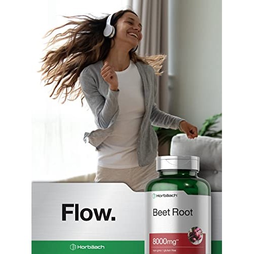 Beet Root Powder Capsules 8000mg | 320 Count | Non-GMO and Gluten...