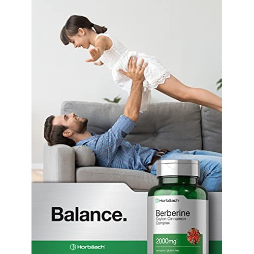 Berberine Plus Ceylon Cinnamon | 2000mg | 120 Veggie Capsules | V...