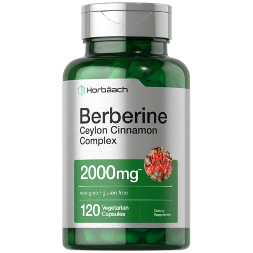 Berberine Plus Ceylon Cinnamon | 2000mg | 120 Veggie Capsules | V...