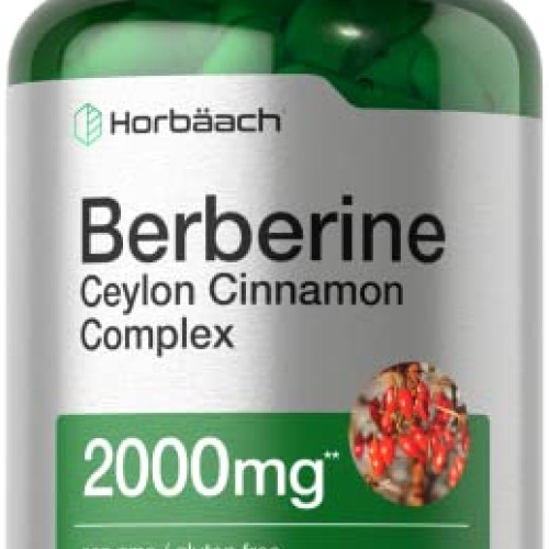 Berberine Plus Ceylon Cinnamon | 2000mg | 120 Veggie Capsules | V...
