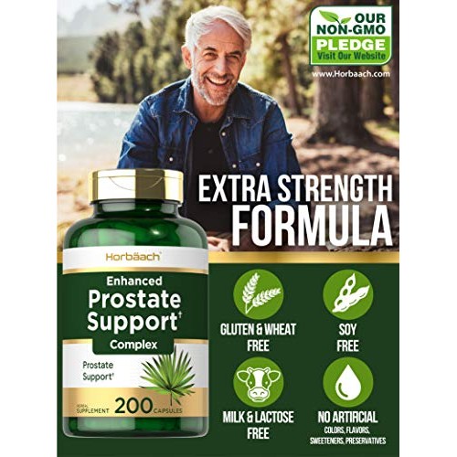 Enhanced Prostate Supplement for Men | 200 Capsules | Prostate He...