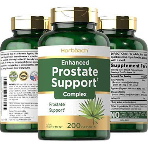 Enhanced Prostate Supplement for Men | 200 Capsules | Prostate He...