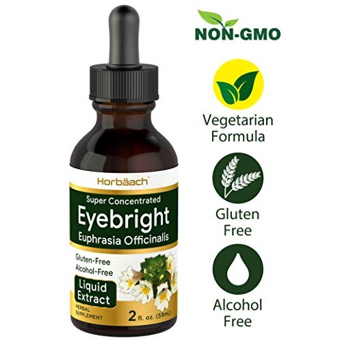 Eyebright Herb Tincture | 2 fl oz | Alcohol Free | Super Concentr...