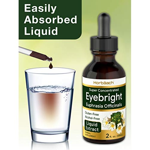 Eyebright Herb Tincture | 2 fl oz | Alcohol Free | Super Concentr...