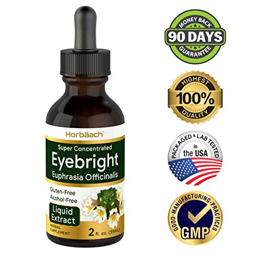 Eyebright Herb Tincture | 2 fl oz | Alcohol Free | Super Concentr...