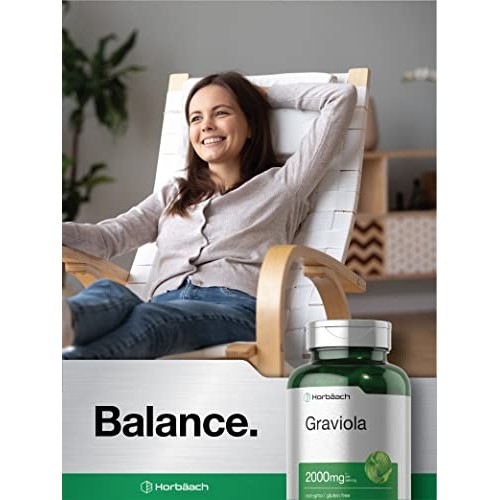 Graviola Extract 2000 mg 120 Capsules | Non-GMO, Gluten Free | So...