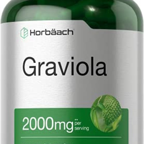 Graviola Extract 2000 mg 120 Capsules | Non-GMO, Gluten Free | So...