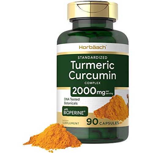 Turmeric Curcumin with Bioperine | 2000 mg 90 Capsules | Non-GMO,...