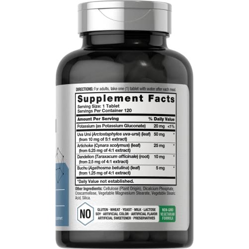 Water Pills | Super Strength | 120 Tablets | Vegetarian, Non-GMO ...