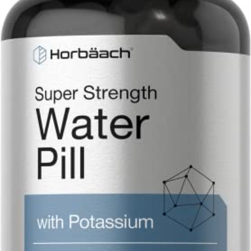 Water Pills | Super Strength | 120 Tablets | Vegetarian, Non-GMO ...