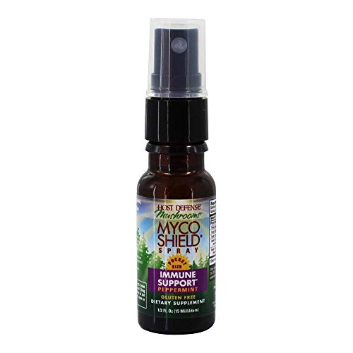 MycoShield Spray Peppermint Fungi Perfecti/Host Defense 0.5 fl oz...