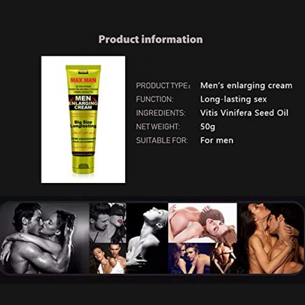 Hotiary Mens Massage Cream Penis Becomes Longer and Thicker Enha...