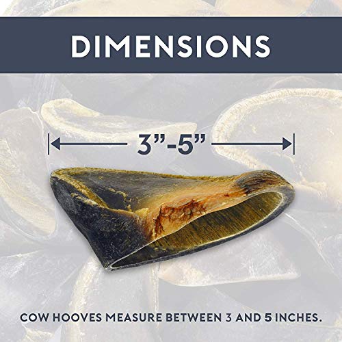 Full-Size Cow Hooves for Dogs | All-Natural Long Lasting Dog Chew...