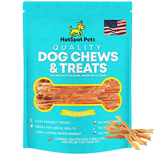 hotspot pets Beef Tendon Chews for Dogs - 8 Inch All Natural, Fre...