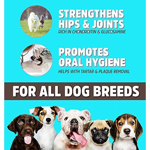 hotspot pets Beef Tendon Chews for Dogs - 8 Inch All Natural, Fre...