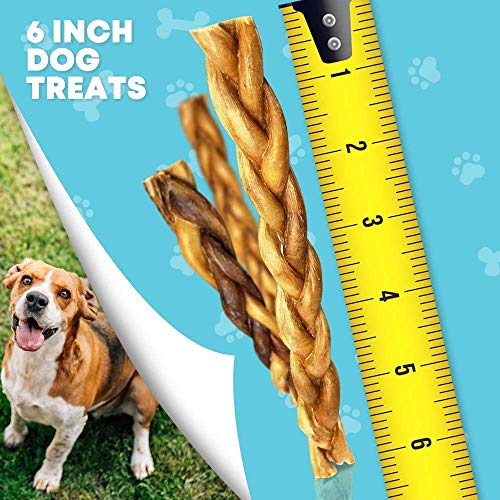 hotspot pets Braided Bully Sticks for Dogs - Premium All Natural ...