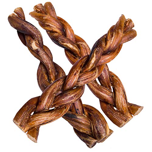 hotspot pets Braided Bully Sticks for Dogs - Premium All Natural ...