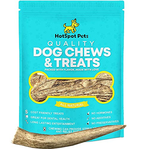 hotspot pets Premium Elk Antlers for Dogs, Naturally Shed Elk Ant...