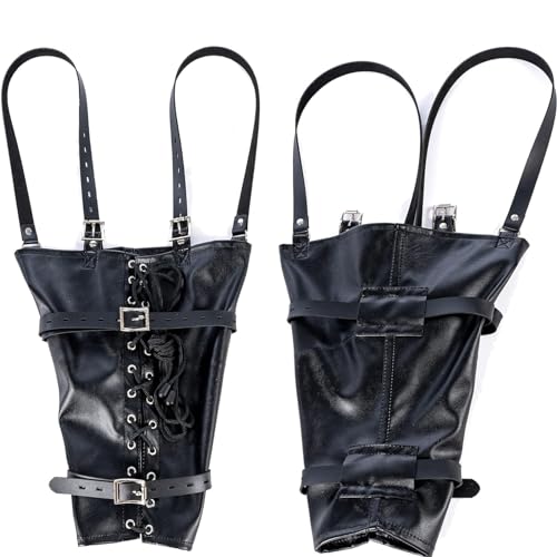 Howinsen BDSM Cross Shoulder Arm Binder BDSM Bondage Sex Leather ...