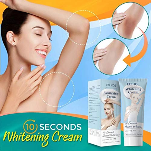 HRLYL 10 Seconds Whitening Cream, Whitening Cream Bleaching Cream...