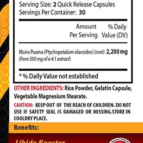 enhancements Pills for Men Last Longer - Muira PUAMA Extract - Pi...