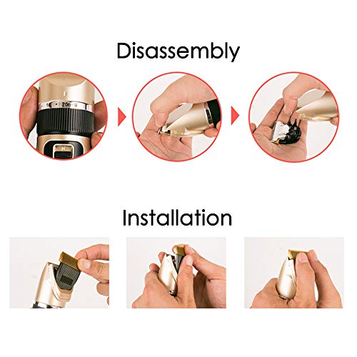 Htovila Pet Grooming Hair Shaver Clipper Rechargeable Low Noise C...