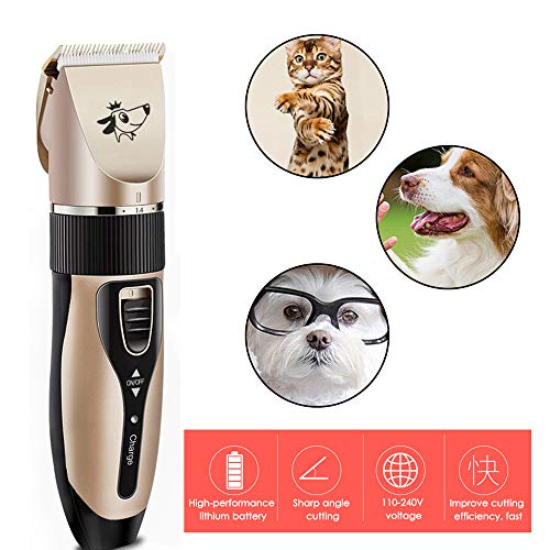 Htovila Pet Grooming Hair Shaver Clipper Rechargeable Low Noise C...