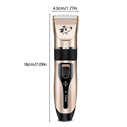 Htovila Pet Grooming Hair Shaver Clipper Rechargeable Low Noise C...